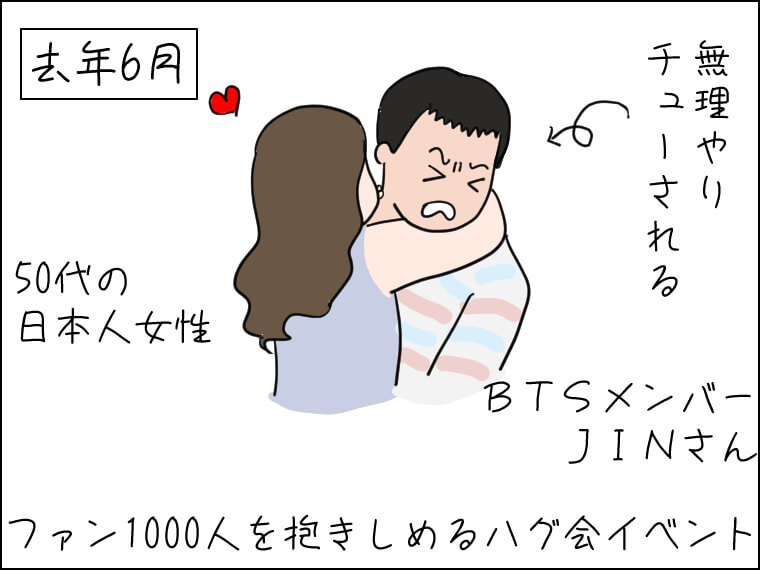 イラストエッセイ　毎日がエンタメ　BTS