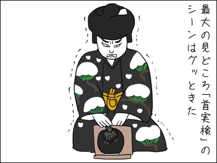 イラストエッセー　毎日がエンタメ　歌舞伎