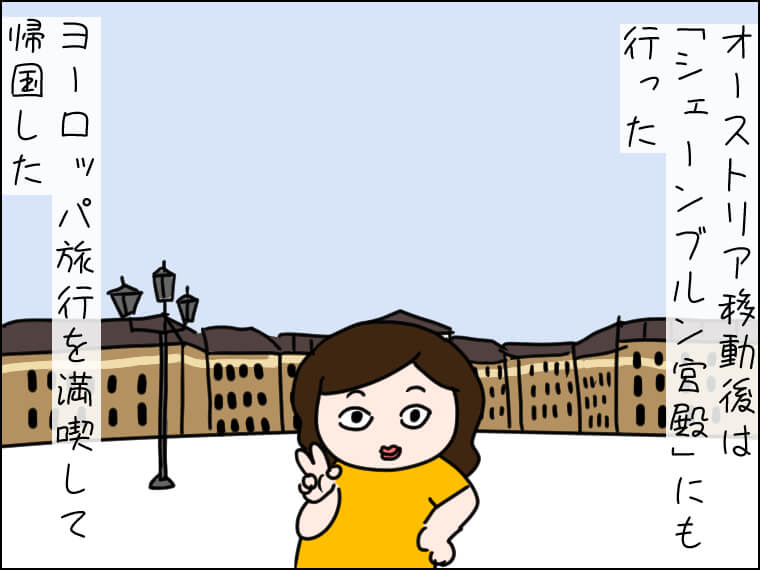 イラストエッセイ　毎日がエンタメ　海外旅行　ヨーロッパ