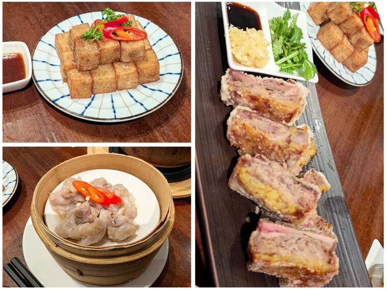 美美台湾　台湾グルメ　十二月　お粥　茶飲