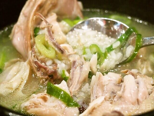 韓国グルメ　参鶏湯　百年土種参鶏湯　安国
