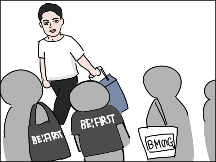 イラストエッセー　毎日がエンタメ　BE:FIRST　REIKO　BMSG