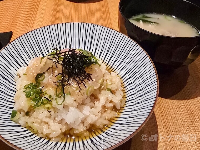美味しん坊　神楽坂　ひで　鯛めし