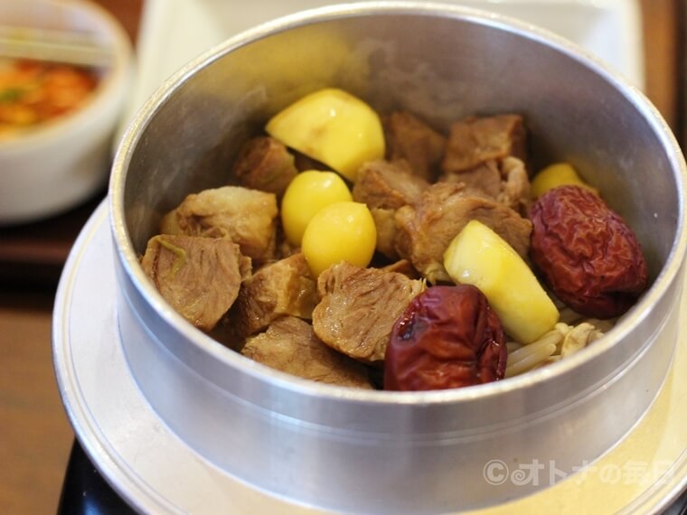 韓国グルメ　仁寺洞　トマ　カルビ釜飯