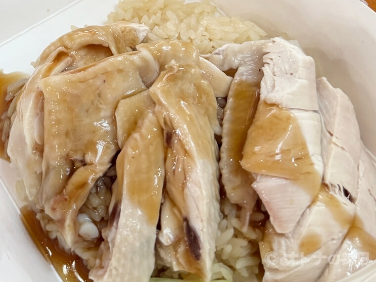 天天海南鶏飯　シンガポール　チキンライス　骨だらけ　部位
