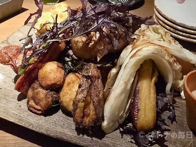 美味しん坊　目黒　ウイアーザファーム 野菜料理