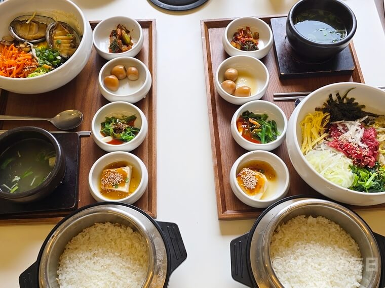 韓国グルメ ハムピョンチプ アワビ ユッケ