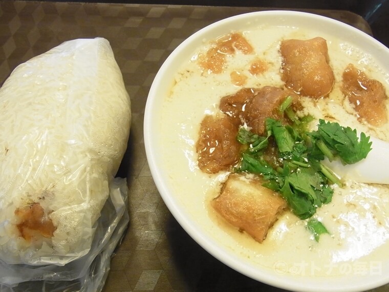 台湾 朝食 阜杭豆漿 鹹豆漿 善導寺