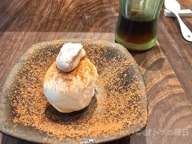 小川町　インド料理　ビリヤニ大澤　アイス