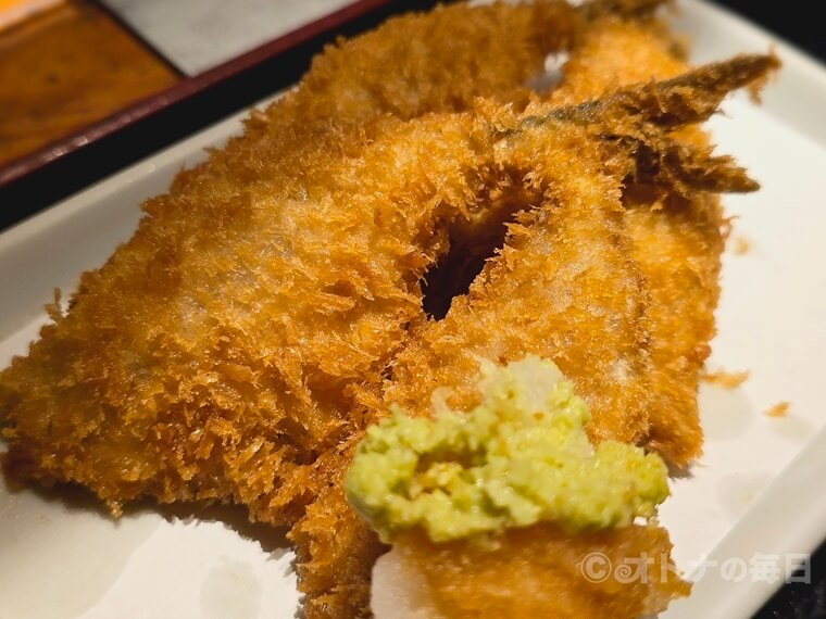 京ばし松輪　ランチ　アジフライ　宝町　移転