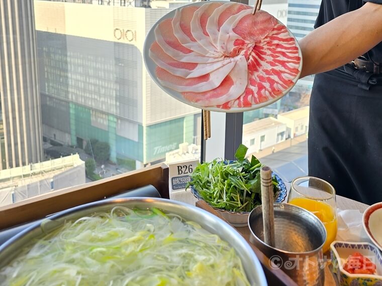 銀座　羅豚　今日のランチ　ギンザ・グラッセ