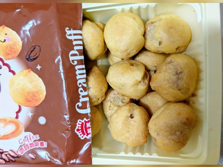 台湾みやげ 義美 小泡芙 香焙咖啡味 コーヒー味 美美台湾
