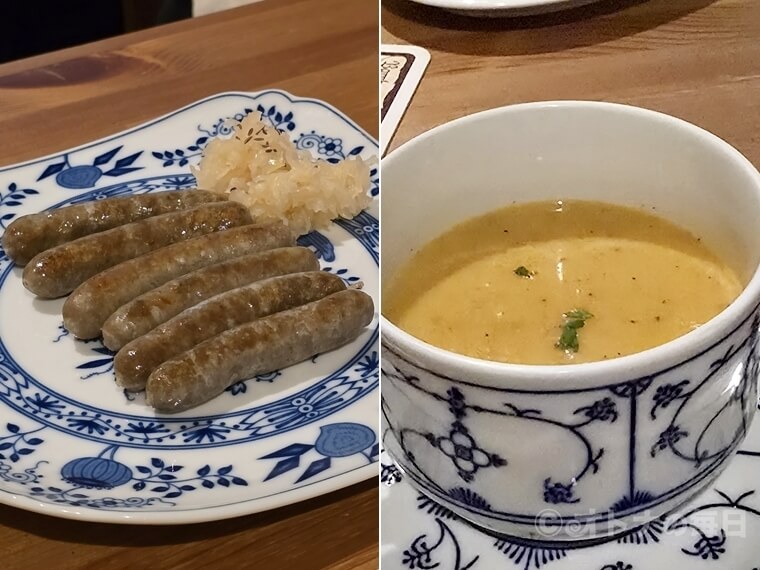 美味しん坊 護国寺 目白 ドイツ料理 レッカーマウル leckermaul ソーセージ