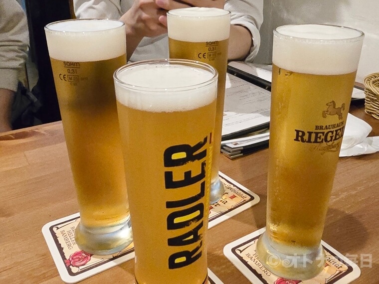 美味しん坊 護国寺 目白 ドイツ料理 レッカーマウル フラムクーヘン