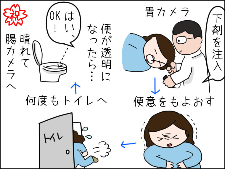 毎日がエンタメ 胃カメラ 腸カメラ 下剤を飲まない 洗浄液注入法 クリニック