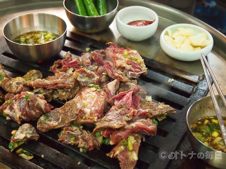 旅グルメ 明洞 ドラム缶 ソソカルビ 焼肉
