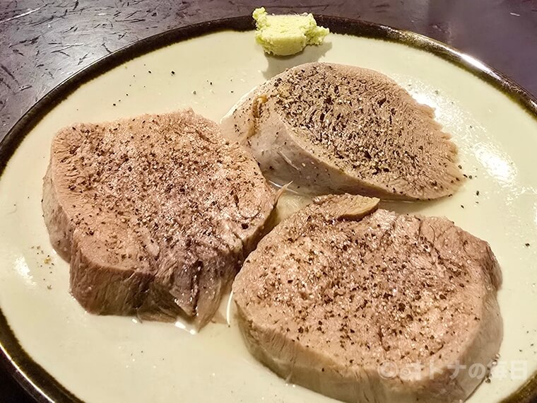 美味しん坊　たん焼 忍　牛たん　ゆでたん　四ツ谷