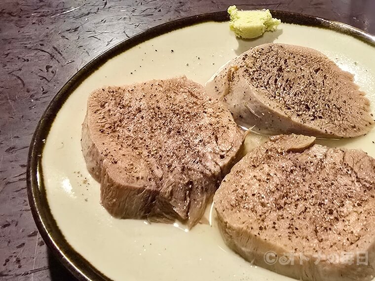 美味しん坊　たん焼 忍　牛たん　ゆでたん　四谷三丁目