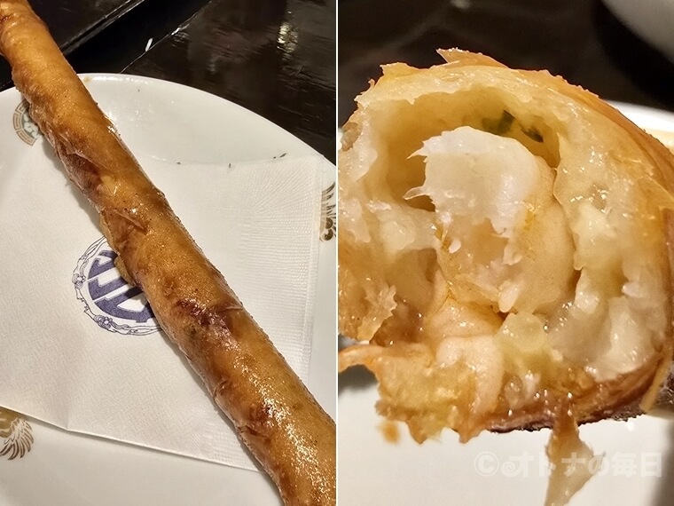 美味しん坊 味の中華 羽衣 銀座グルメ 春巻