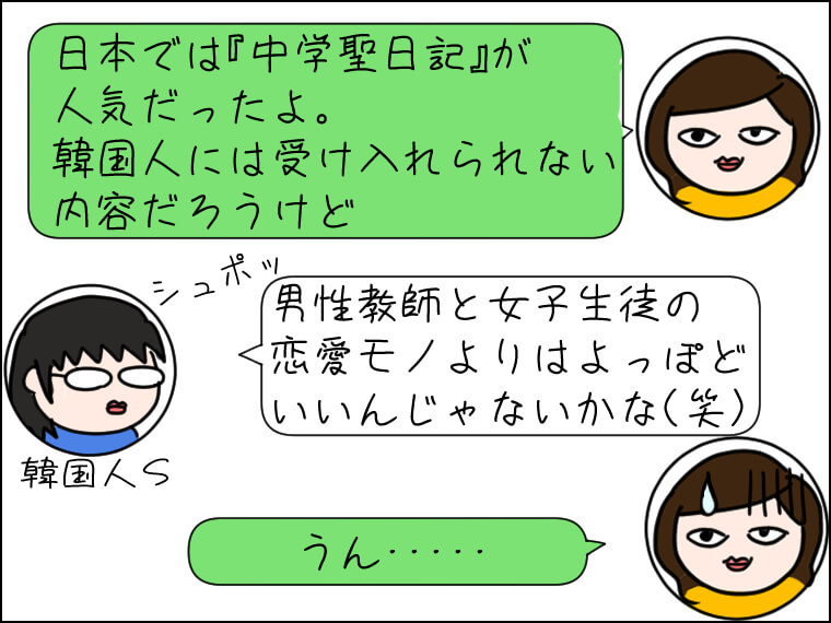 イラストエッセー　毎日がエンタメ　韓国ドラマ　年の差