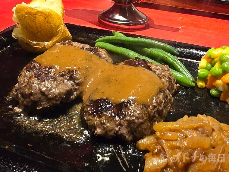 今日のランチ 横浜 ハンバーグ ハングリータイガー 横浜モアーズ店