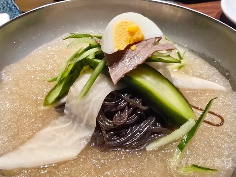 美味しん坊　銀座　焼肉　冷麺　ユッチャン。