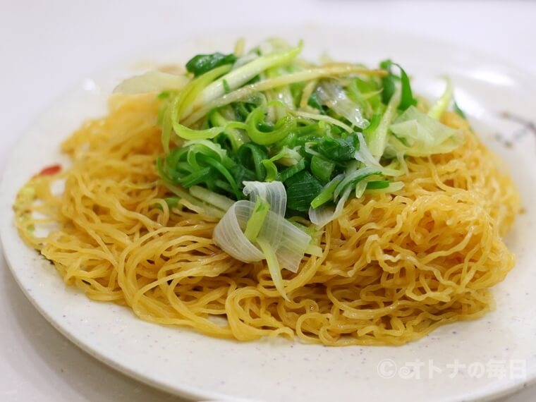 香港グルメ 麥文記麺家 マクマンキー 薑葱撈麺 ロウ麺