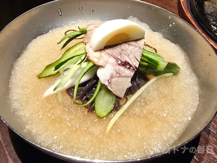 今日のランチ 銀座 焼肉 冷麺 ユッチャン。